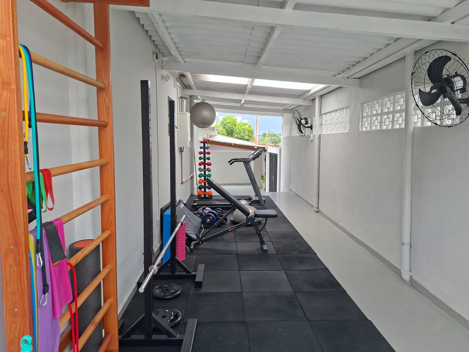 Espaço para exercícios clínicos
